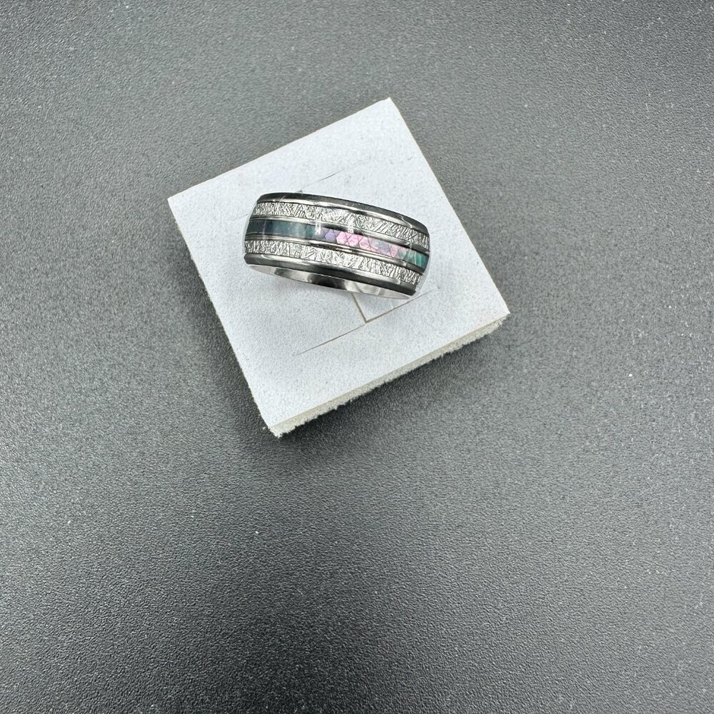 Color Changing Stainless Steel Unisex Ring Wedding Band Fashion Jewelry - Picture 11 of 14